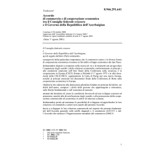 Acc. CH-Azerbaigian commercio