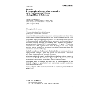 Acc. di commercio cooperazione economica