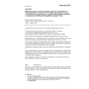 Acc. misure sanitarie Cinese