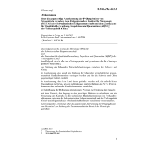 Abk. Prüfergenisse Messmitteln China