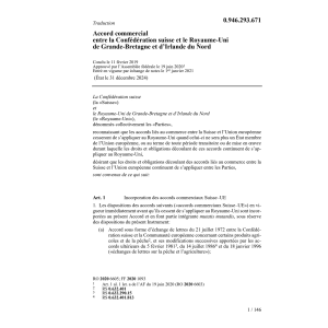 Ac. comm. Grande-Bretagne Irlande Nord