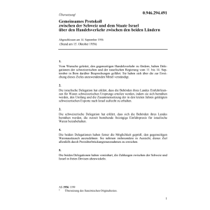 Handelsverkehrsprot. Israel