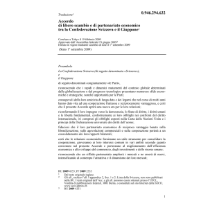 Acc. libero scambio CH-Giappone