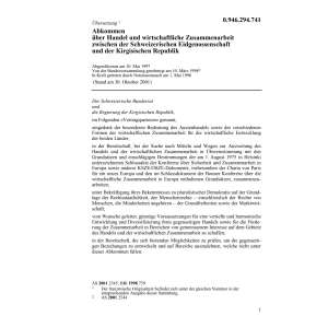 Abk Handel mit Kirgisischen Republik