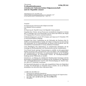 Freihandelsabk Litauen
