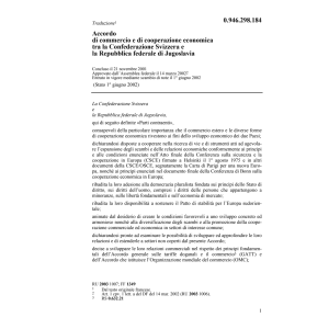 Acc. CH-Jugoslavia coop. economica