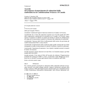 Ac Canada riconos.valutazioni conformità