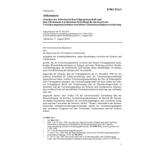 Abk. CH-FL Elementarschadenversicherung