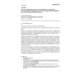 Ac. CH-FL ass. dommag. événements natur.