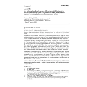 Acc. CH-FL assic. danni elementi natur.