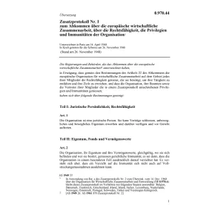 Zusatzprot. Nr. I vom 16.4.1948