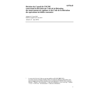 Décision Conseil OCDE 23.05.19