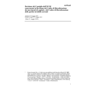 Decisione Consiglio OCSE 23.05.19