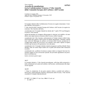Acc. Autorità CEE carbone e acciaio