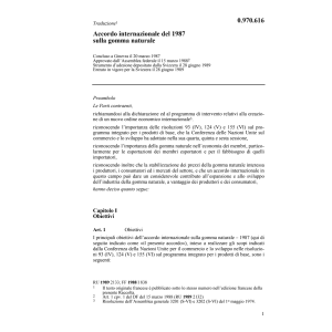 Acc. internazionale gomma naturale