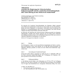 Abk. CH/Asiat.Entwicklungsbank