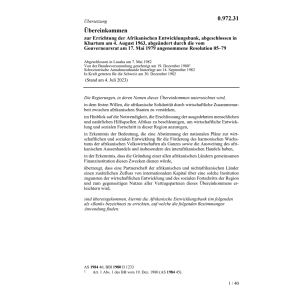 Uebereink. Erricht. Afrikan.Entwick.bank