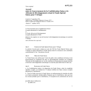 Ac. Fonds africain de développement