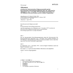 Abk Internat.Entwickl.org. Darlehen Aend