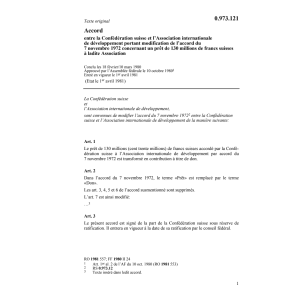 Ac. Assoc. internaionale développement