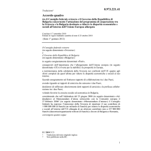 Acc.quadro CH-Bulgaria disparità sociali