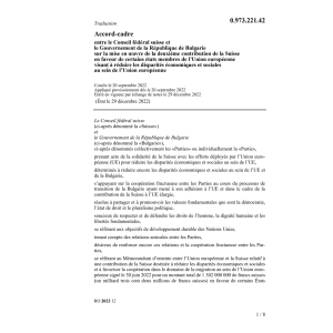 Ac.-cadre Bulgarie contribution Suisse