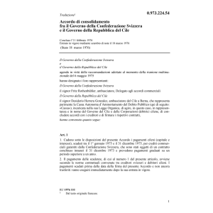 Acc. di consolidamento Cile
