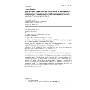 Accord-cadre 30.06.2015 CF/Croatie