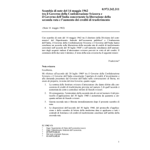 Scambio di note India, crediti
