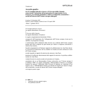 Acc.CH-Lituania ridurre disparità