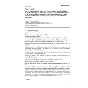 Ac.-cadre Malte contribution Suisse