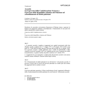 Acc.CH-Rep.Pakistan consolidamento debit