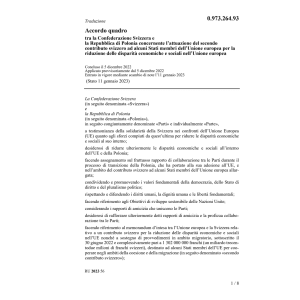 Acc. quadro Polonia contributo svizzero