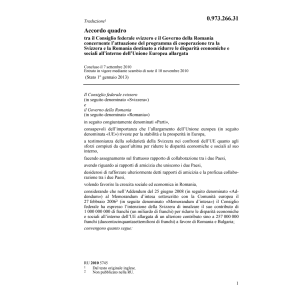 Acc.quadro CH-Romania disparità sociali