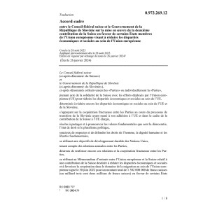 Ac. Cfs Gouvernement Rép. Slovénie