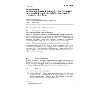 Acc. CH-Rep.Sudafrica coop.sviluppo