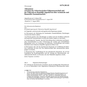 Abk.CH-J technische Zusammenarbeit