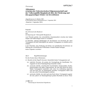 Abk Barbados Schutz von Investitionen