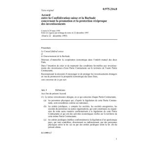 Promot.+protect.réciproque investissemen