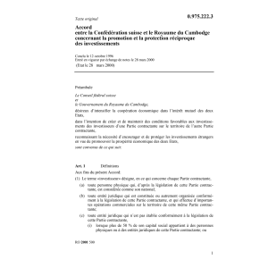 Acc Cambodge protection investissements