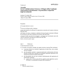 Acc Cambogia protezione investimenti
