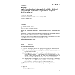 Acc CH-Gibuti protez reciproca investi