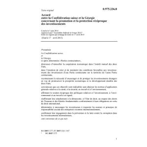 Acc.CH-Géorgie protection investissement