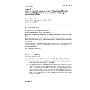 Acc.CH-Rép.libanaise prot.investissement