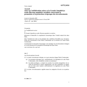 Acc.CH-Grande Jamahiriya investissements