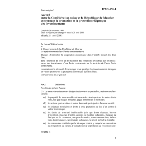 Ac Maurice protection investissements