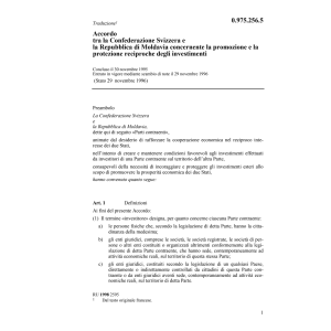 Acc. Moldavia investimenti