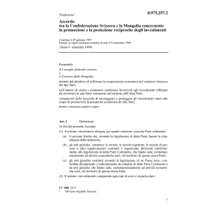 Ac Mongolia protezione investimenti