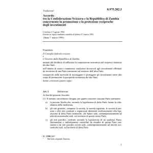 Acc Zambia investimenti
