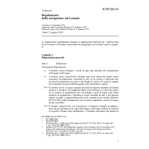 Regolamento della navigazione sul Lemano